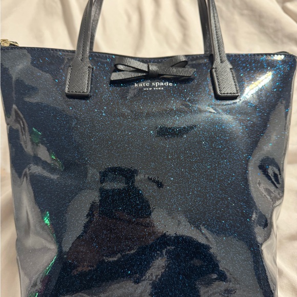 kate spade Handbags - Kate Spade Midnight Sparkle Patent Leather Tote